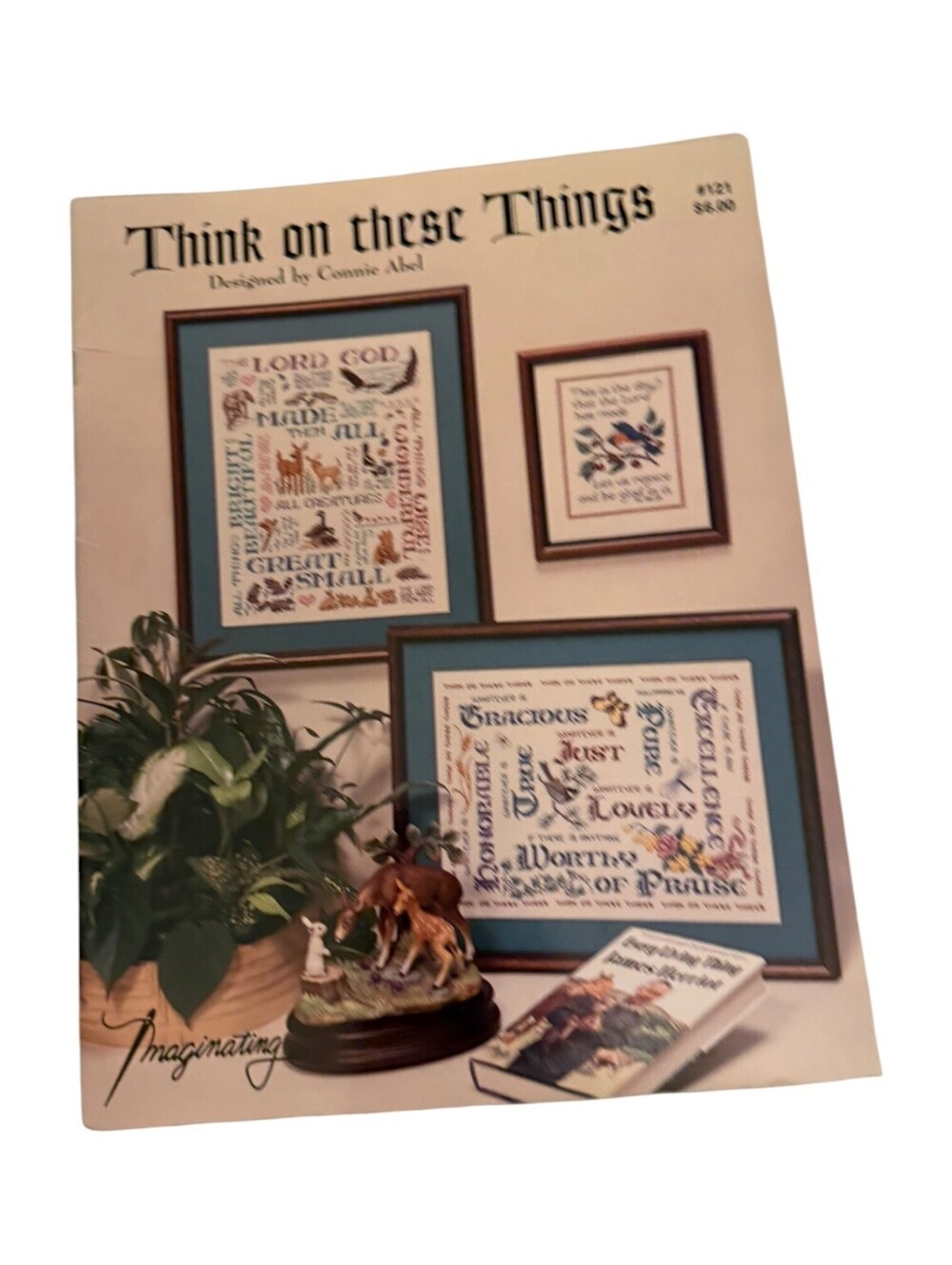 Think on these Things Cross Stitch Pattern Designed by Connie Abel
